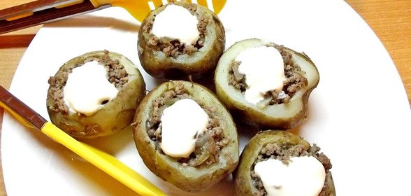 Картофель фаршированный