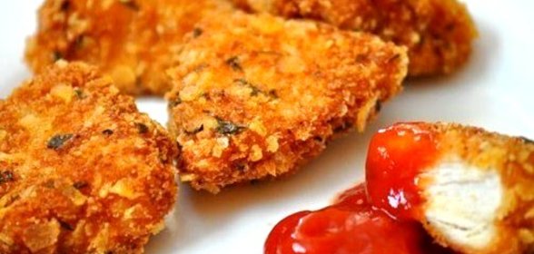 Наггетсы с сыром и зеленью