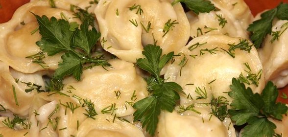 Пельмени с кальмарами