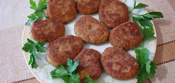Котлеты из гречки с грибами