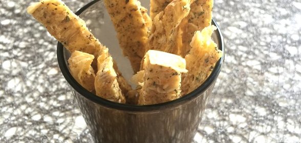 Диетические хрустящие палочки в микроволновке