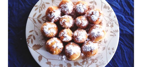 Пончики творожные
