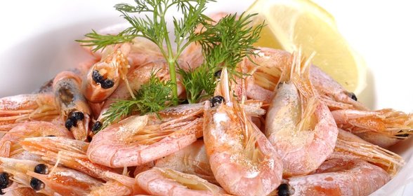 Креветки в микроволновке