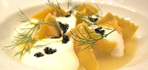 Равиоли с уткой и тыквой