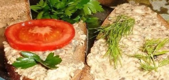 Вкусные бутерброды с грибами