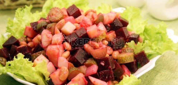 Винегрет с фасолью