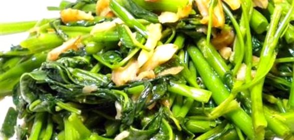 Китайский Кресс (Kong Xin CAI) с чесноком