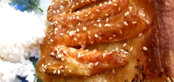 Брюшки семги в духовке