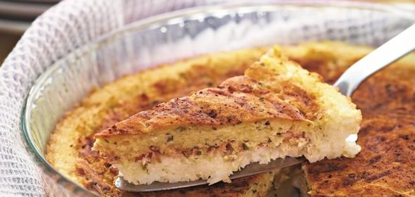 Сырный пирог из лосося