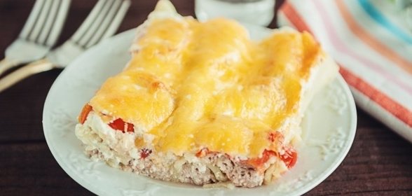 Каннелони с куриным фаршем