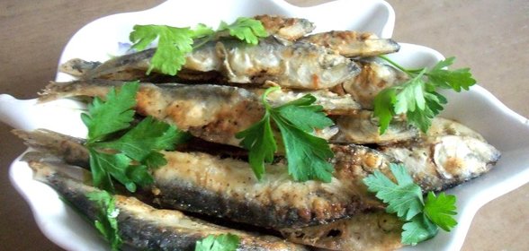 Жареная салака