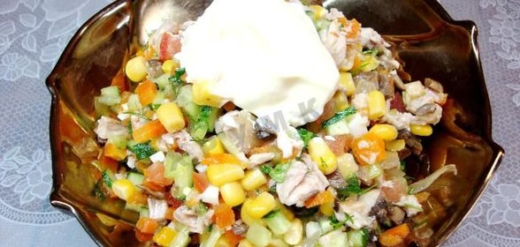 Салат Царский с курицей