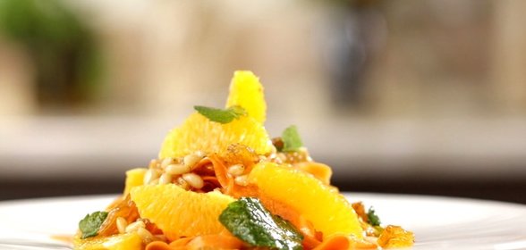 Марокканский салат с морковью и апельсинами