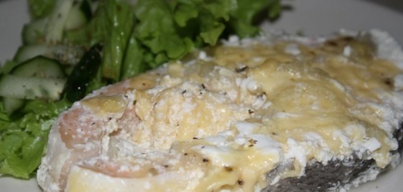 Праздничная семга в сливках