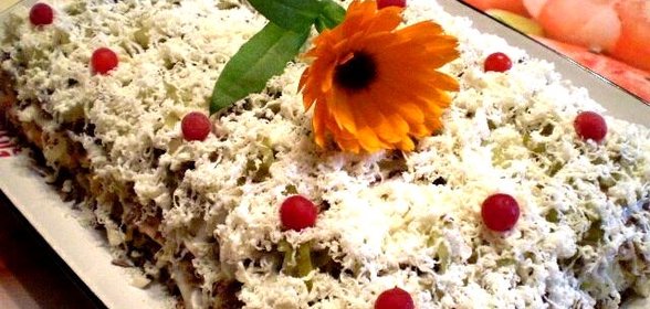 Печеночный салат