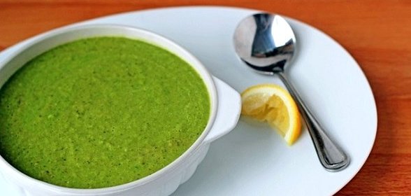 Крем-суп из брокколи без сливок