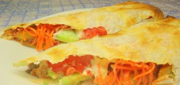 Домашняя шаурма в лаваше