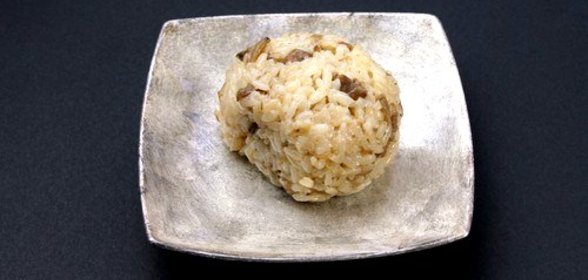 Биточки из грибного ризотто и моцареллы