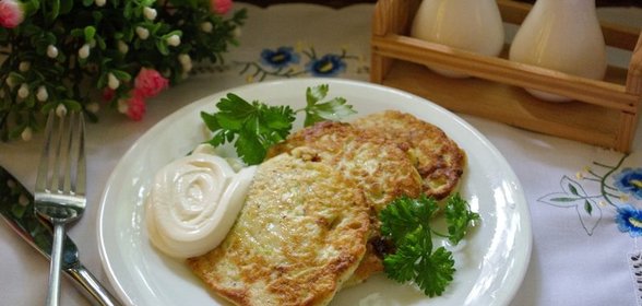 Котлеты из кабачков и картофеля