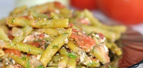 Лобио из стручковой фасоли в мультиварке