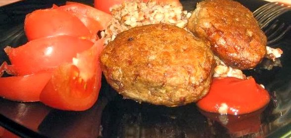 Котлеты с манкой в духовке