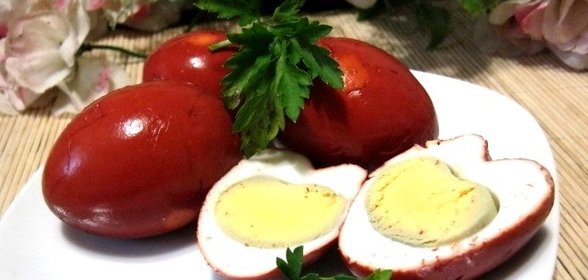 Копченые яйца