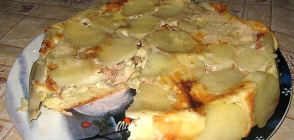Сытный пирог (перевернутый)