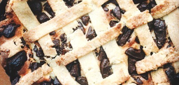 Творожный пирог с шоколадом и цитрусом