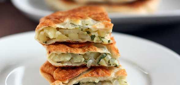 Плацинды с картошкой