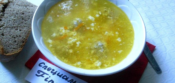 Бюджетный суп с фрикадельками