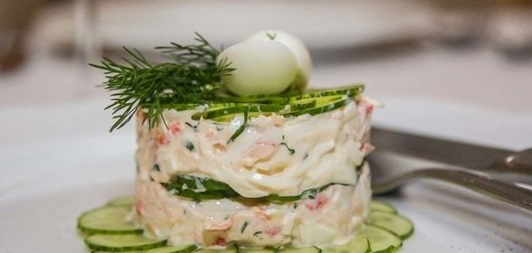 Салат крабовый