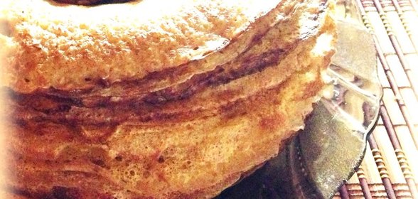 Блины из цельнозерновой муки на молоке без масла