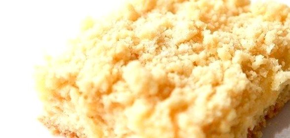 Творожный пирог из крошек