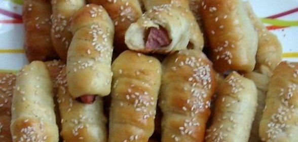 Сосиски мини в тесте