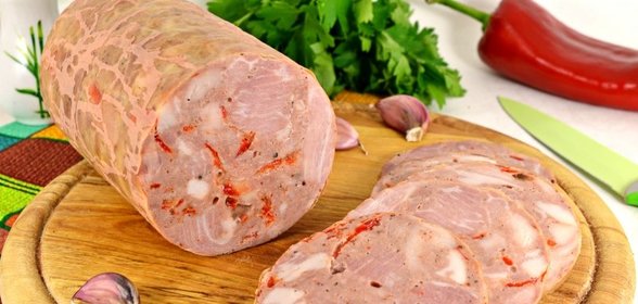 Колбаса ветчинная особая с паприкой