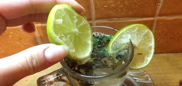 Зеленый чай с лаймом