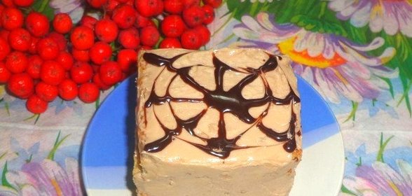 Пирожные с шоколадно-масляным кремом