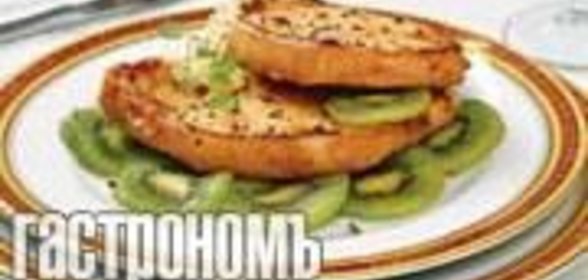 Салат с копченой курицей Зимний вечер