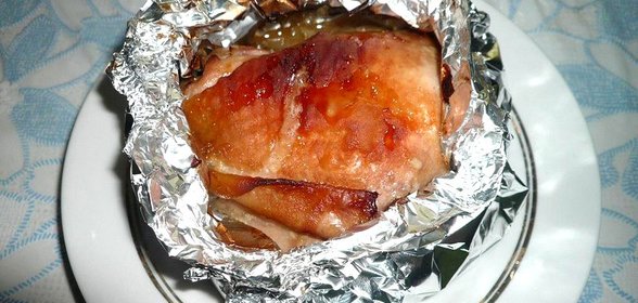 Куриные бедра в горчично-медовом соусе