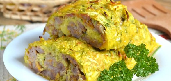 Рулет из кабачков