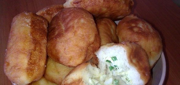 Тесто для пирожков на сковороде