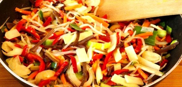 Пак-чой с чили