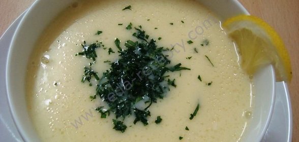 Греческий куриный крем суп Авголемоно