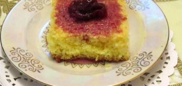 Лимонный бисквит