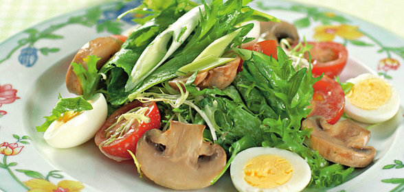 Салат из шампиньонов