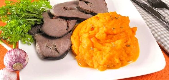 Морковное пюре с кумином