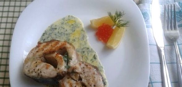 Стейк из осетра