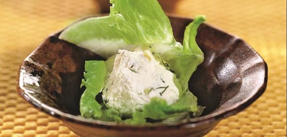 Закуска из творога и авокадо