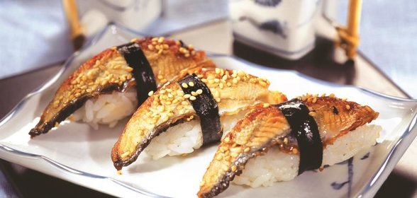 Нигири-суши с угрем