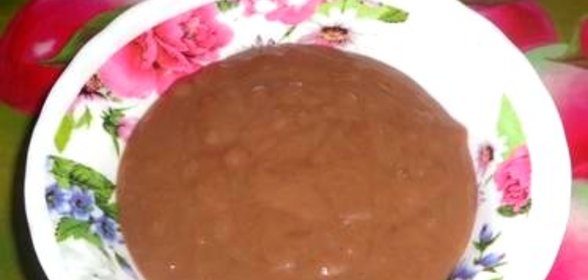 Нутелла c красным вином и шоколадом